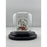 999 Pure Silver Shiva Family Idol 22gm – Spiritual Shiv Parivar Murti for Temple Décor