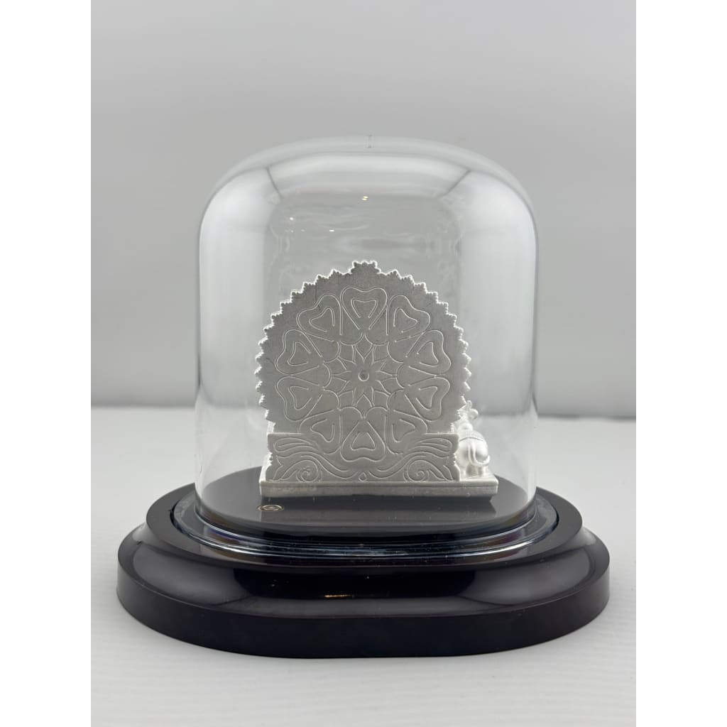 999 Pure Silver Shiva Family Idol 22gm – Spiritual Shiv Parivar Murti for Temple Décor