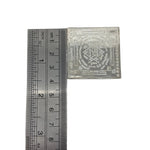 Silver Shri Kuber Yantra Plate – view 4