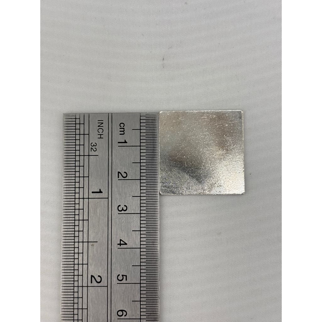 Silver Square Pooja Plate (Chowki) 6.45gm – view 3