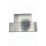 Silver Square Pooja Plates Set of 5 Handcrafted 48gm