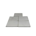 Silver Square Pooja Plates Set of 5 Handcrafted 52gm