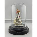 Swaminarayan silver idol right side view