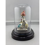 Swaminarayan silver idol left side view