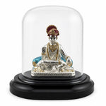 999 Pure Silver Swaminarayan Idol in protective dome