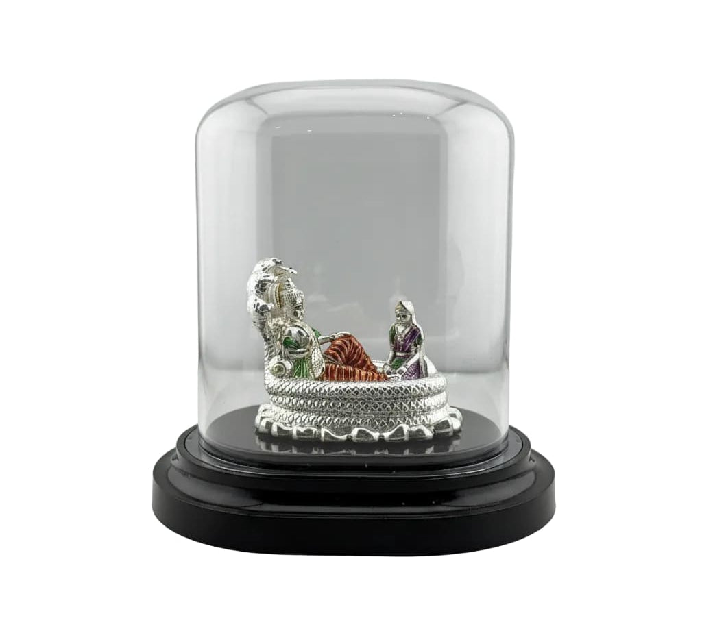 999 Pure Silver Vishnu & Lakshmi Idol 12gm in Protective