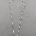 Modern Sleek Snake Chain in Sterling Silver 925 | Clean Finish Necklace 20 Inch