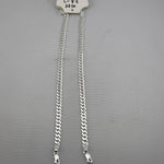 Silver Curb Link Bracelet 925 – Flat Chain