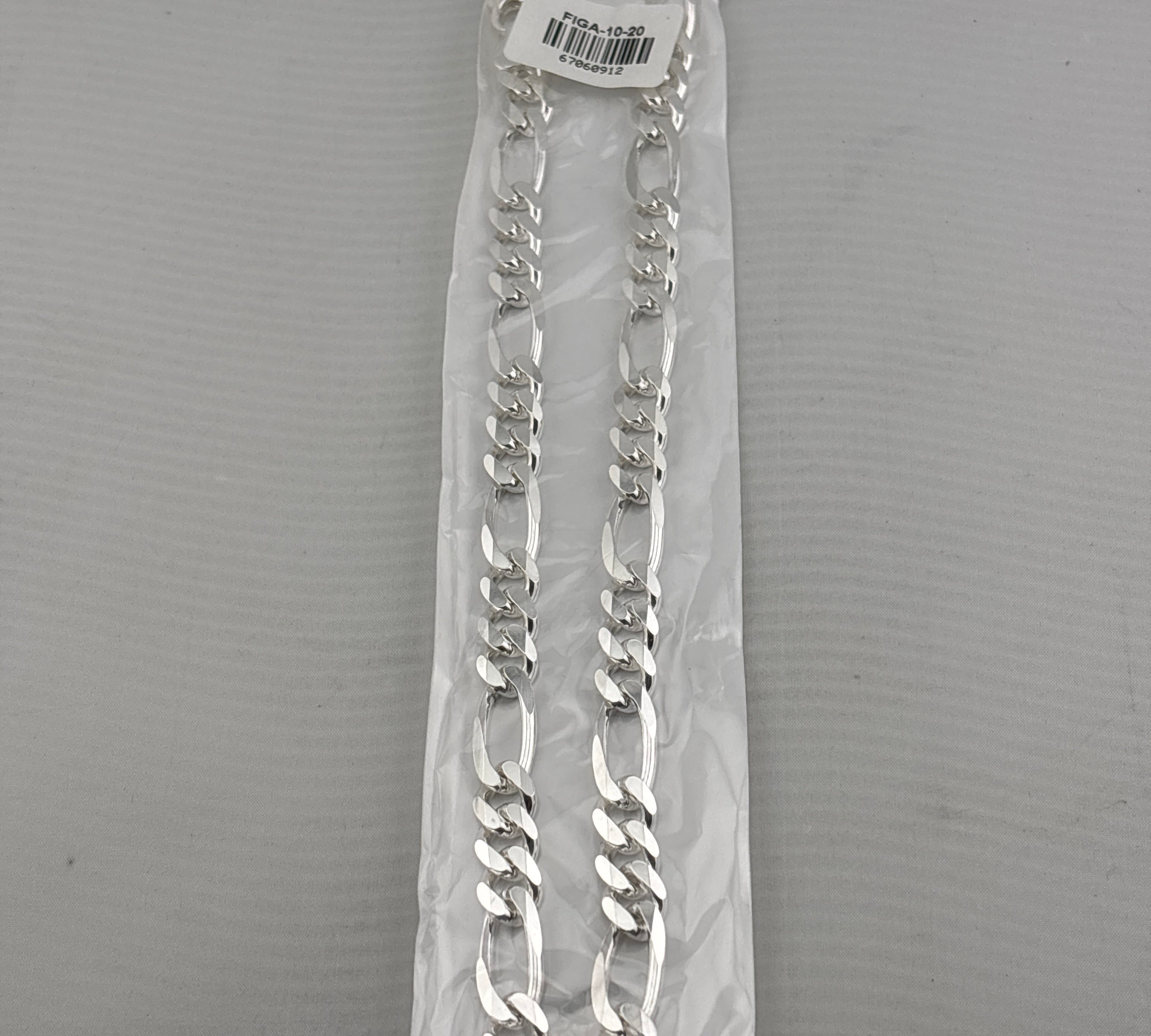Figaro Silver Chain in 925 Sterling Silver | Italian Link Necklace