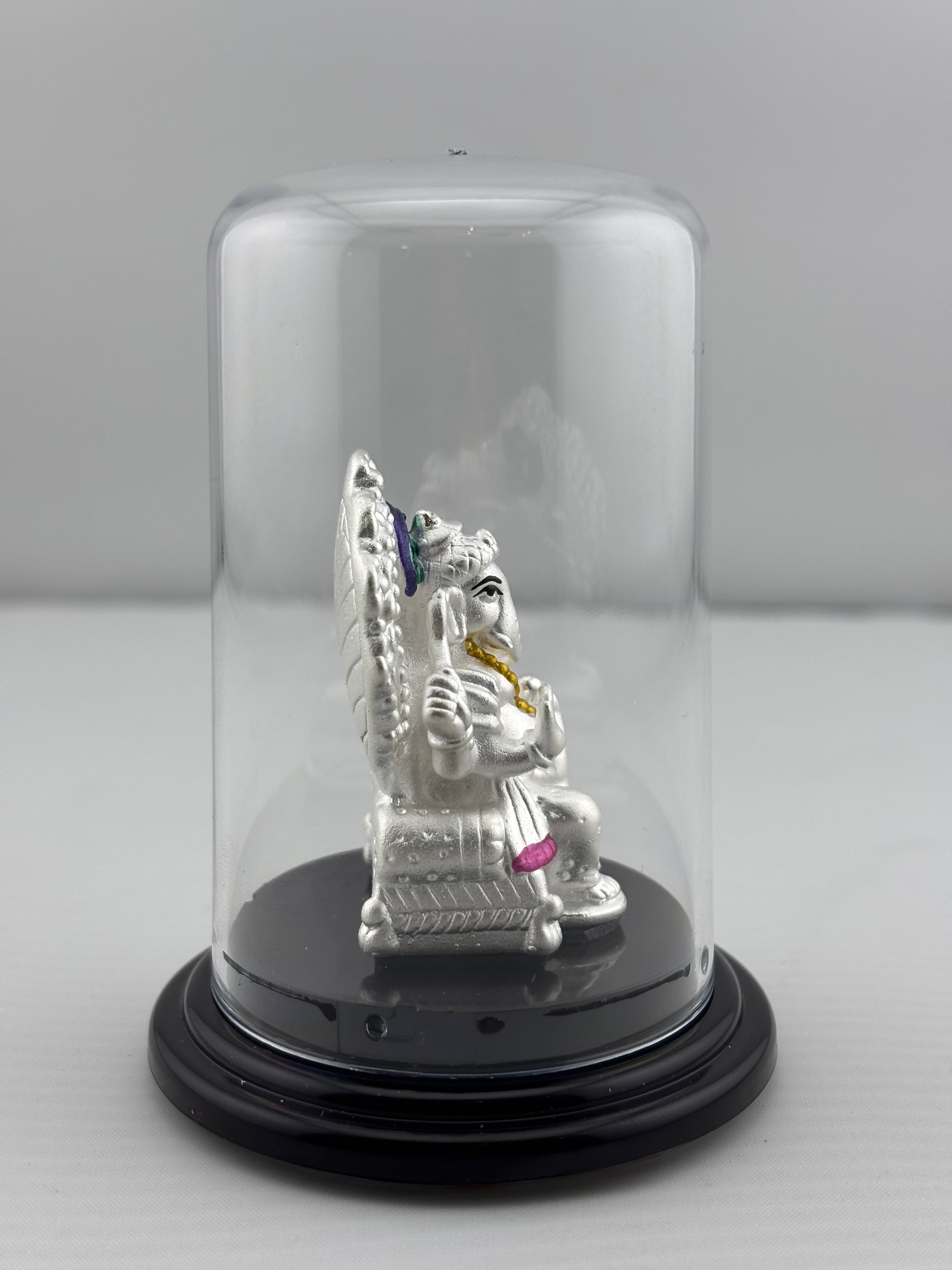 999 Pure Silver Ganesha Idol 11gm – Ganpati Murti for Home Mandir & Gifting