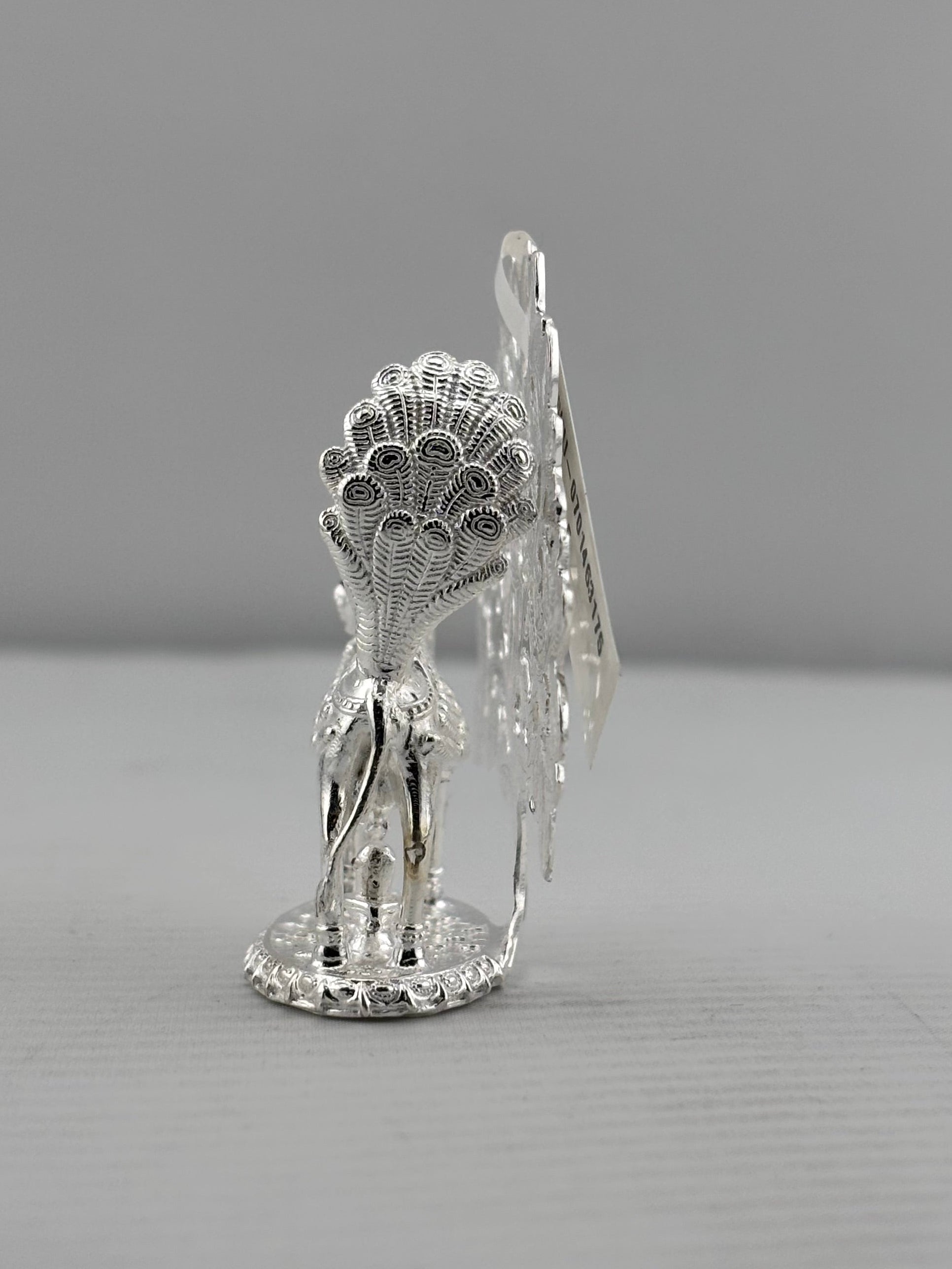 Silver Kamadhenu Idol 30gm – Sacred Wish – Fulfilling Cow Murti for Pooja