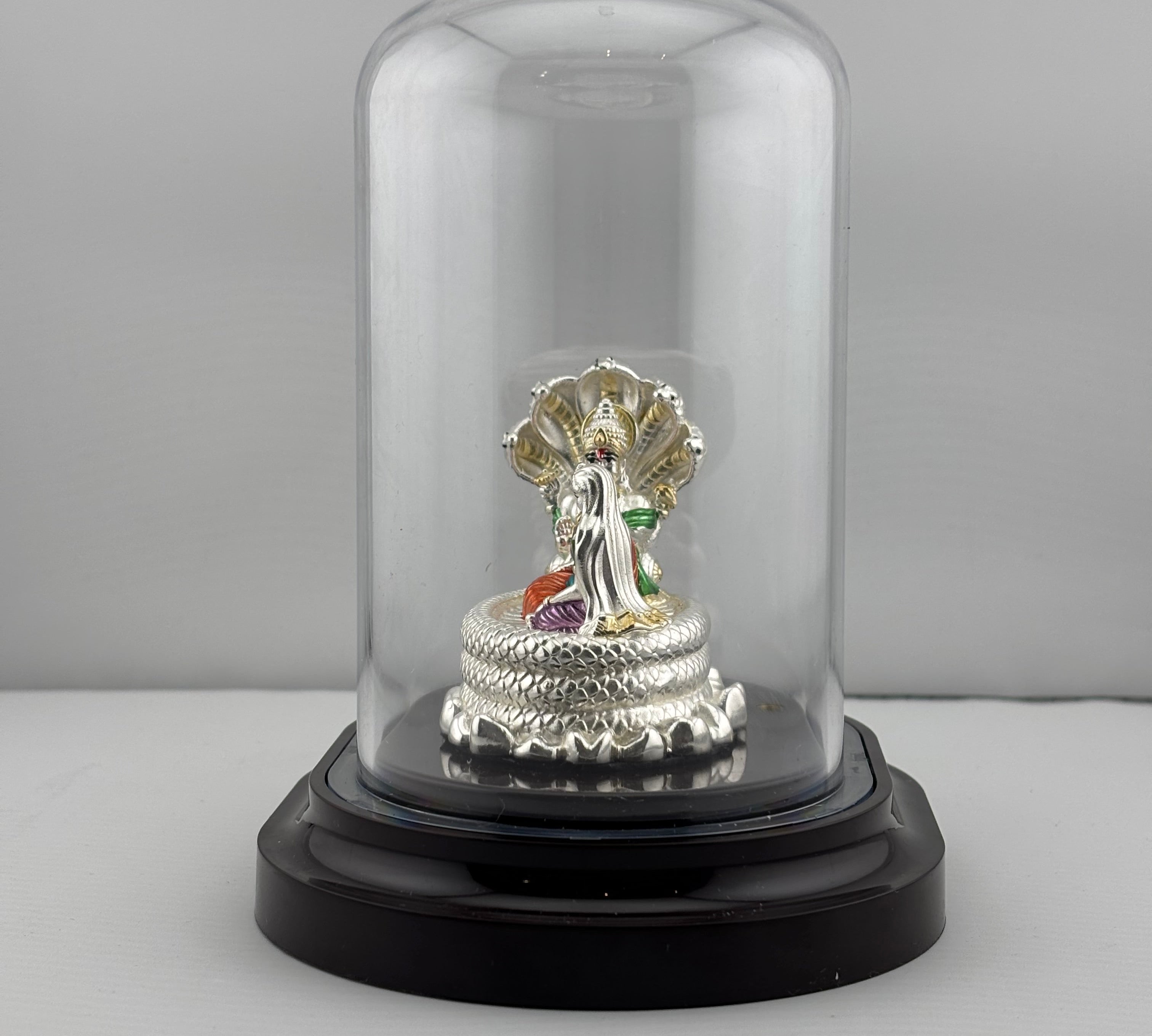 999 Pure Silver Vishnu & Lakshmi Idol 12gm – Divine Couple Murti for Temple & Gifting