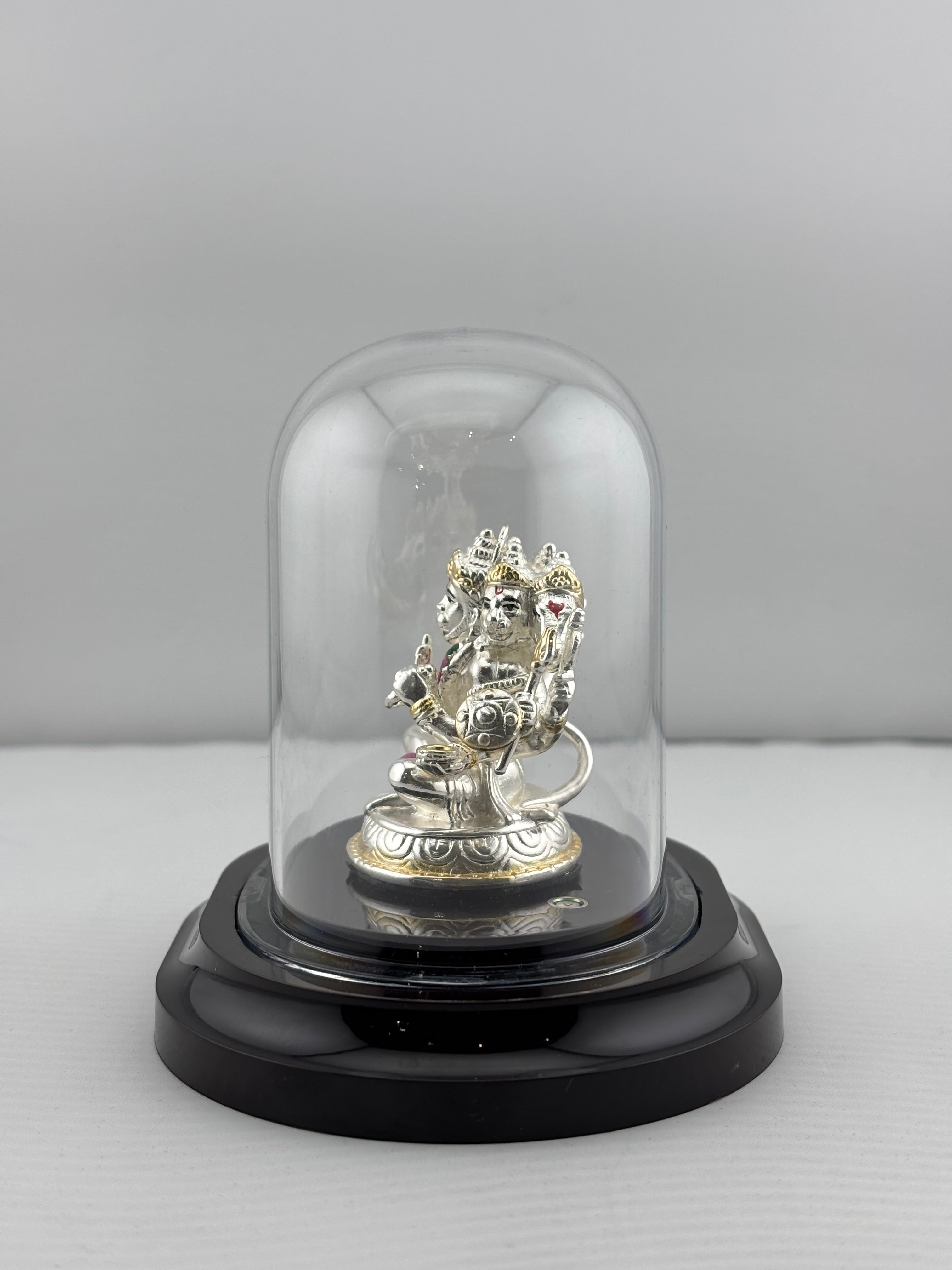 999 Pure Silver Pancha Mukhi Hanuman Idol 20gm – Five – Faced Murti for Temple & Pooja