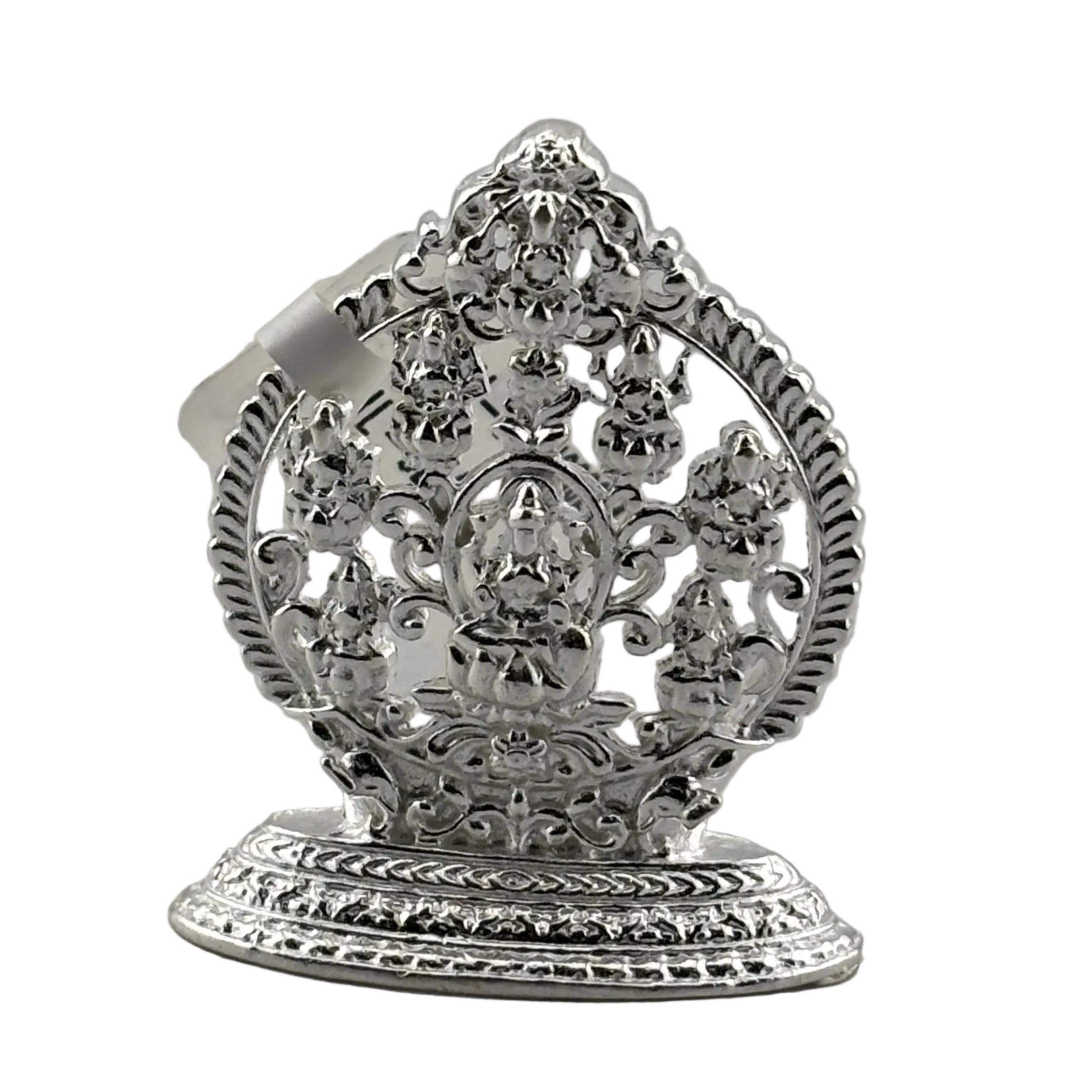 Silver Maa Lakshmi Idol 10gm – Spiritual Lakshmi Murti for Temple Decor & Festivals