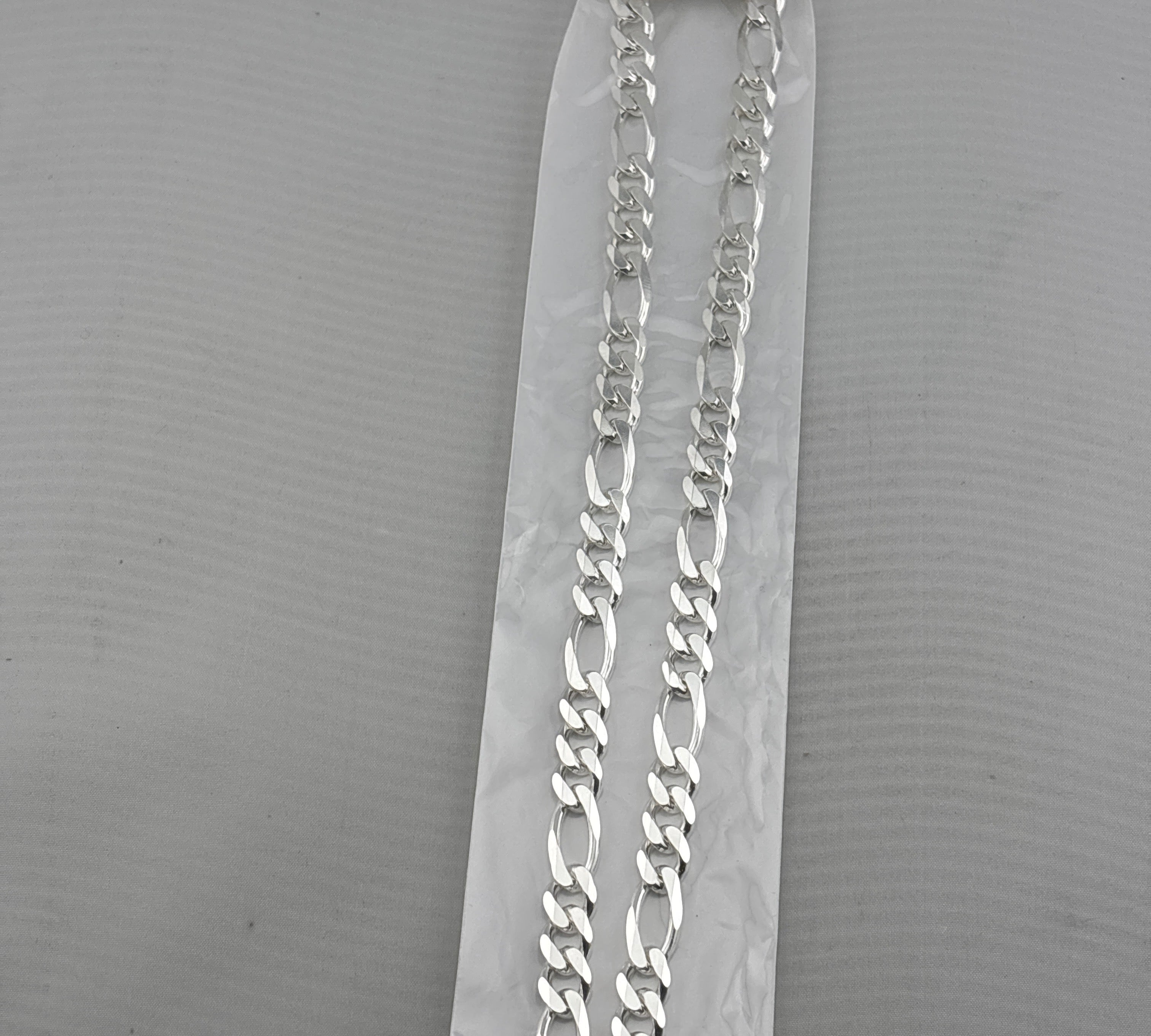 Figaro Silver Chain in 925 Sterling Silver | Italian Link Necklace