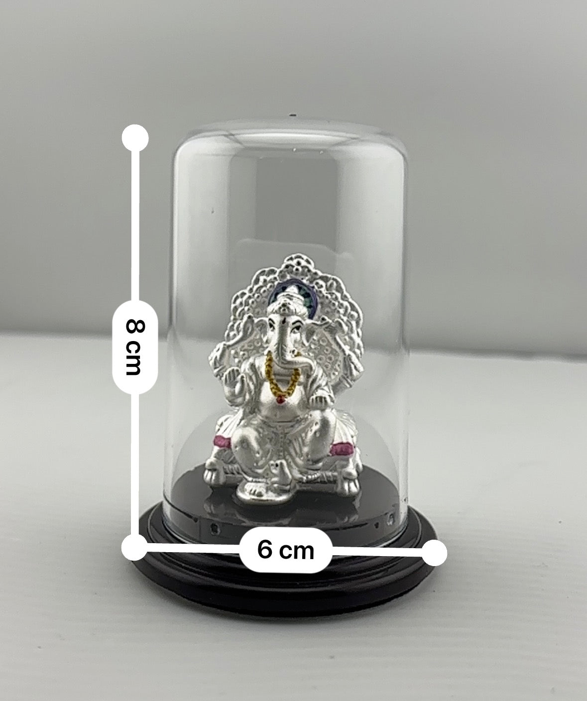 999 Pure Silver Ganesha Idol 11gm – Ganpati Murti for Home Mandir & Gifting