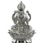 Silver Maa Lakshmi Idol 18gm – Spiritual Lakshmi Murti for Temple Decor & Festivals