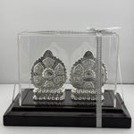 999 Pure Silver Ganesha & Lakshmi Idol 136gm – Grand Prosperity Murti for Home Mandir