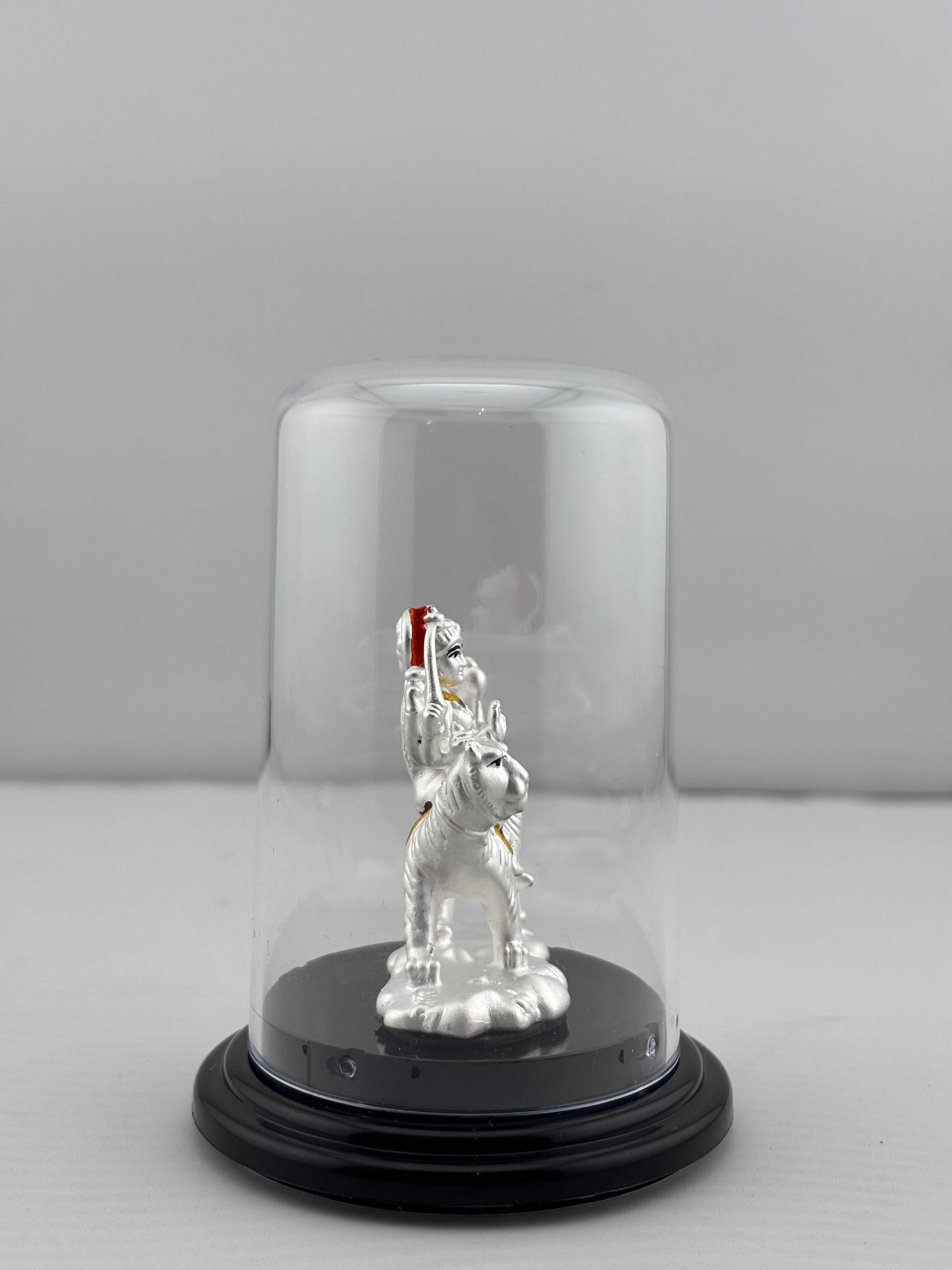 999 Pure Silver Ambemata Idol 7gm – Divine Amba Murti for Navratri & Temple Décor