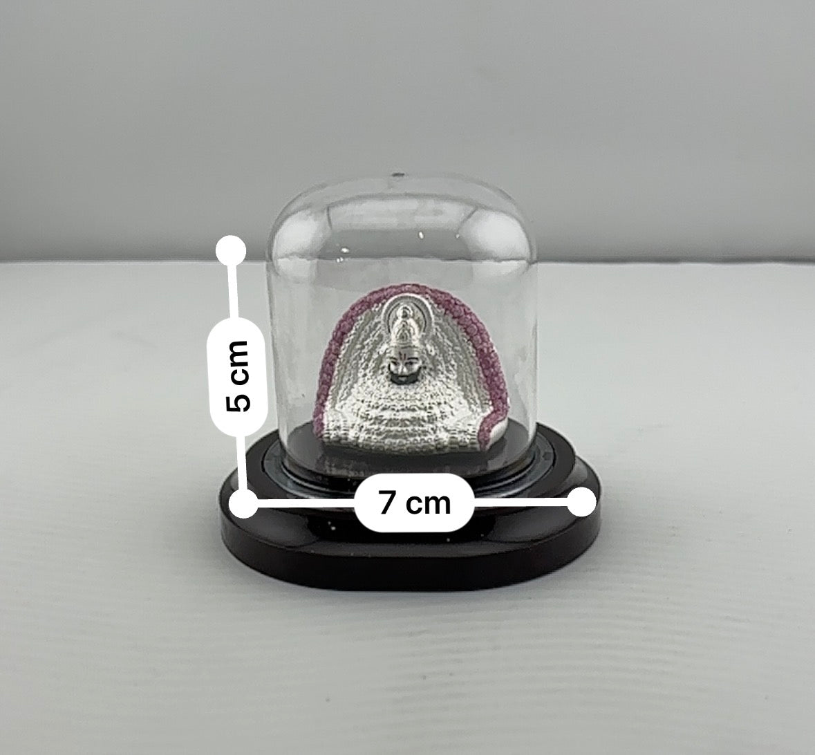 999 Pure Silver Khatu Shyam Ji Idol 6gm – Divine Shyam Baba Murti