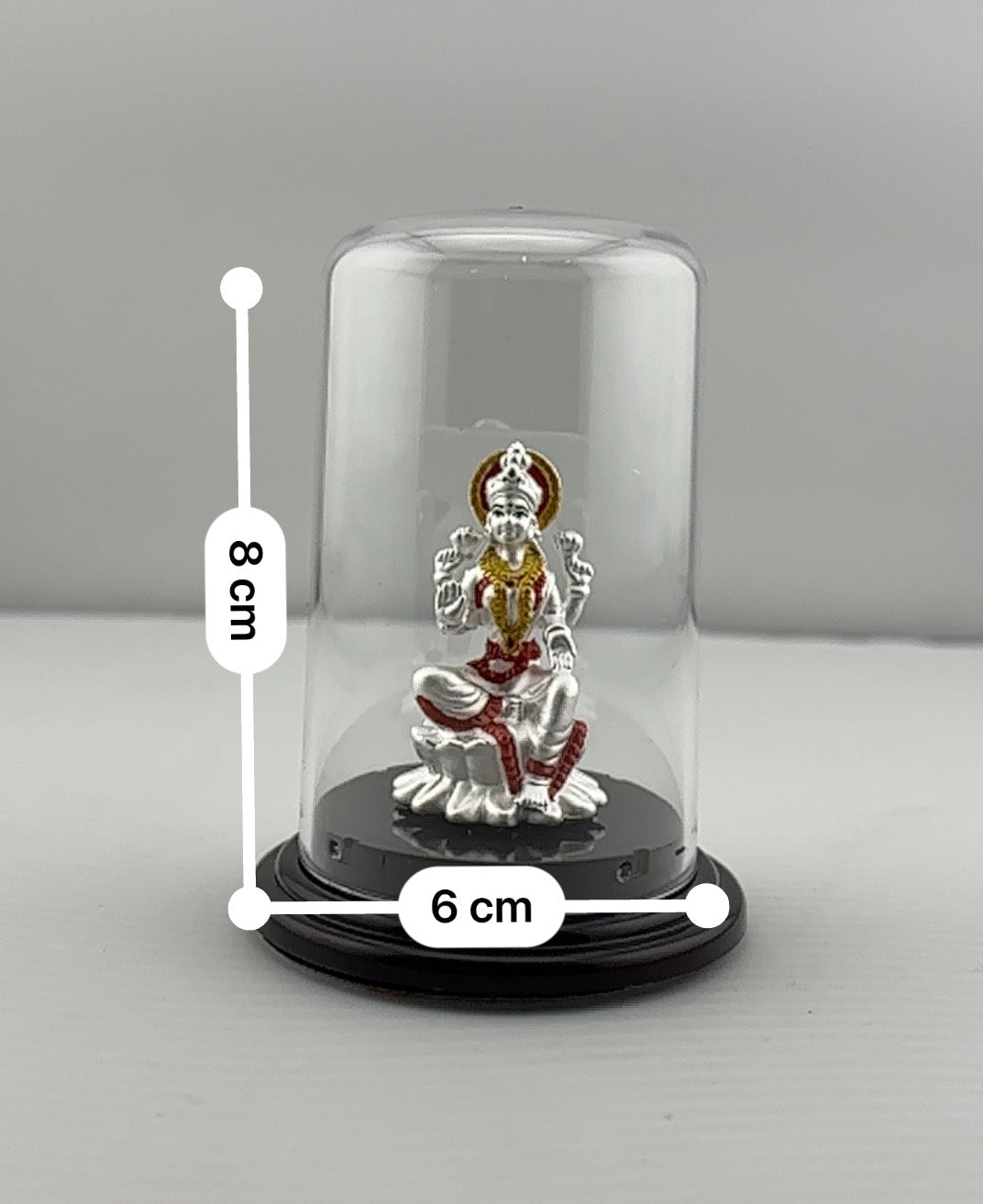 999 Pure Silver Goddess Lakshmi Idol 7gm – Laxmi Murti for Home Mandir & Gifting