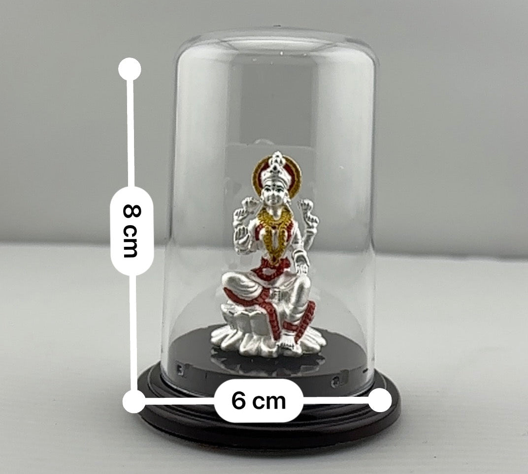 999 Pure Silver Goddess Lakshmi Idol 7gm – Laxmi Murti for Home Mandir & Gifting