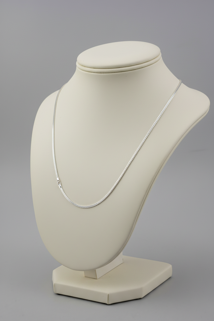 Snake Chain Necklace 925 Sterling Silver | Ultra Smooth Flexible Silver Chain | 20 Inch