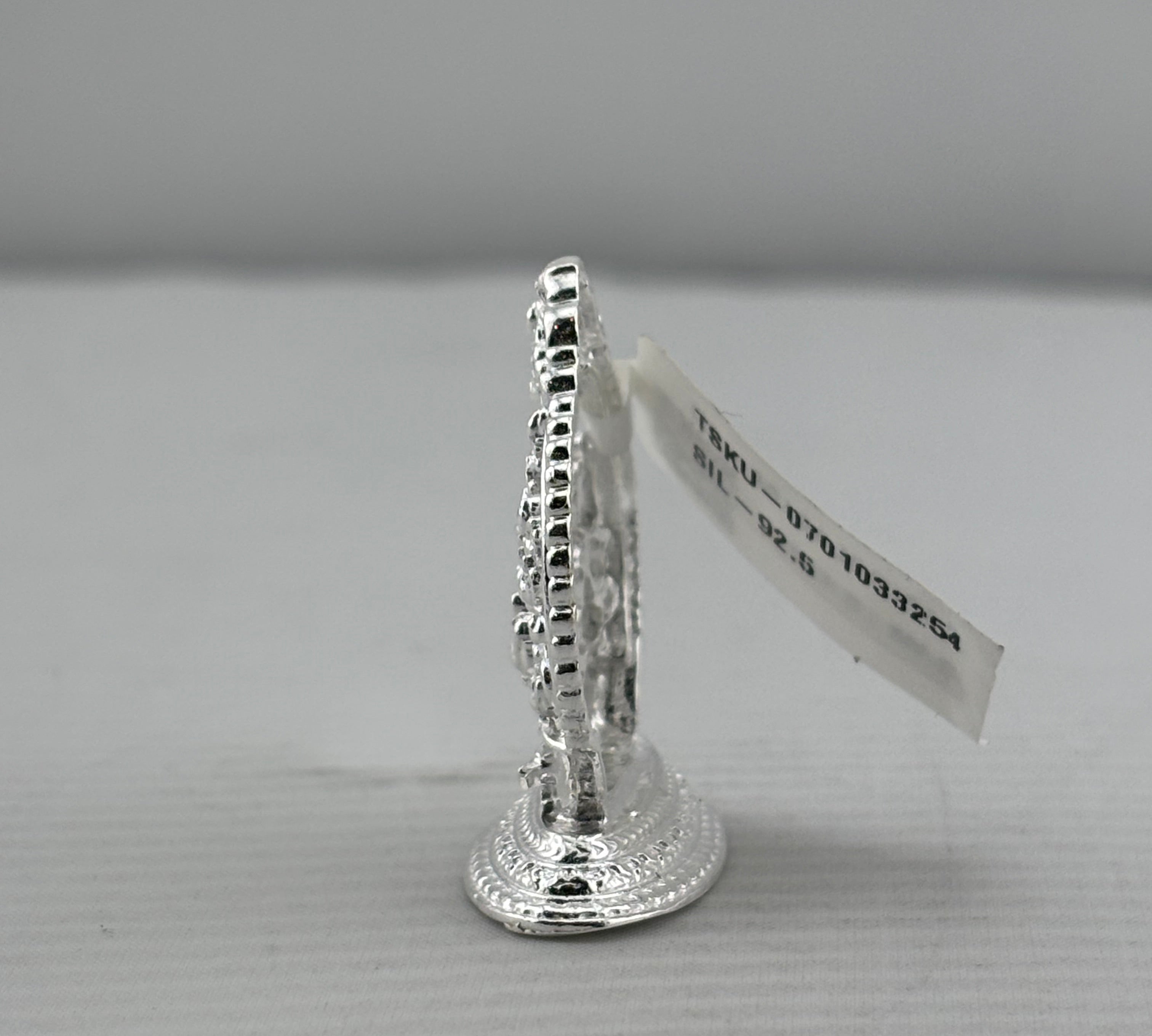 Silver Maa Lakshmi Idol 10gm – Spiritual Lakshmi Murti for Temple Decor & Festivals