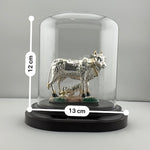 999 Pure Silver Kamadhenu Idol 39.73 gm – Sacred Wish – Fulfilling Cow Murti for Home Mandir