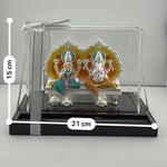 999 Pure Silver Ganesha & Lakshmi Idol 145gm – Large Prosperity Murti for Temple & Gifting