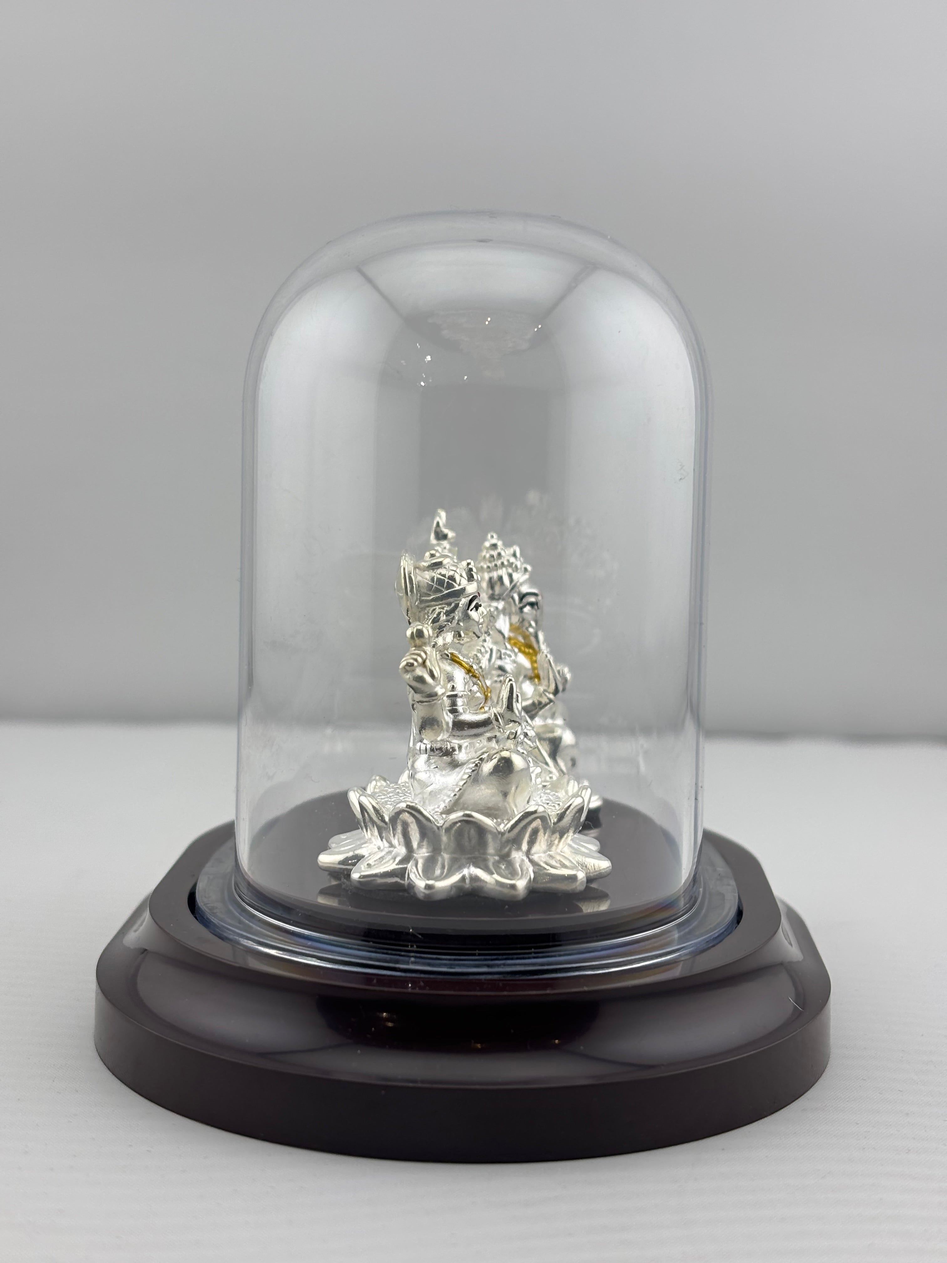 999 Pure Silver Ganesha & Lakshmi Idol 15gm – Prosperity Murti for Diwali & Temple Décor