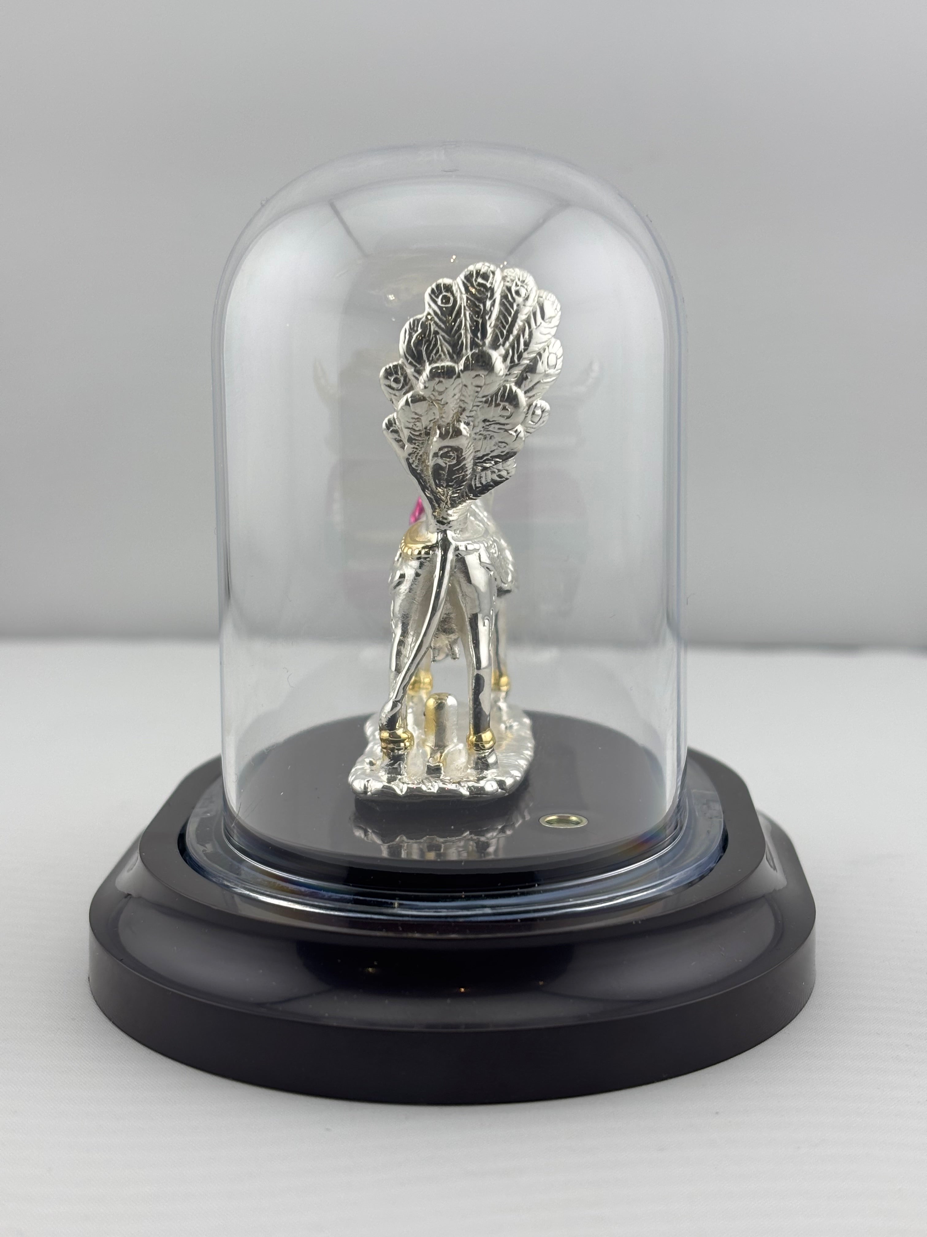 999 Pure Silver Kamadhenu Idol 11gm – Sacred Wish – Fulfilling Cow Murti for Pooja