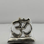999 Pure Silver Om Symbol 10gm – Auspicious Spiritual Décor for Home Mandir silver idol