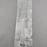Cascade Bead Dangle Silver Anklet – 99.9% Pure Silver – Weight:22g