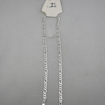 925 Sterling Silver Figaro Chain Bracelet – Italian Link