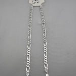 925 Sterling Silver Figaro Chain Bracelet – Italian Link