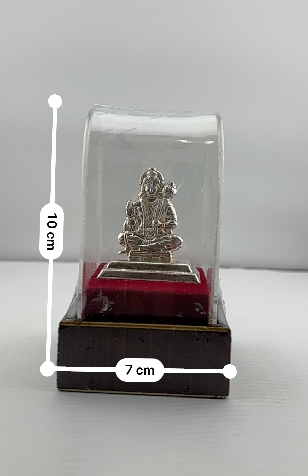 Silver Lord Hanuman Idol 10gm – Divine Bajrangbali Murti for Temple & Pooja
