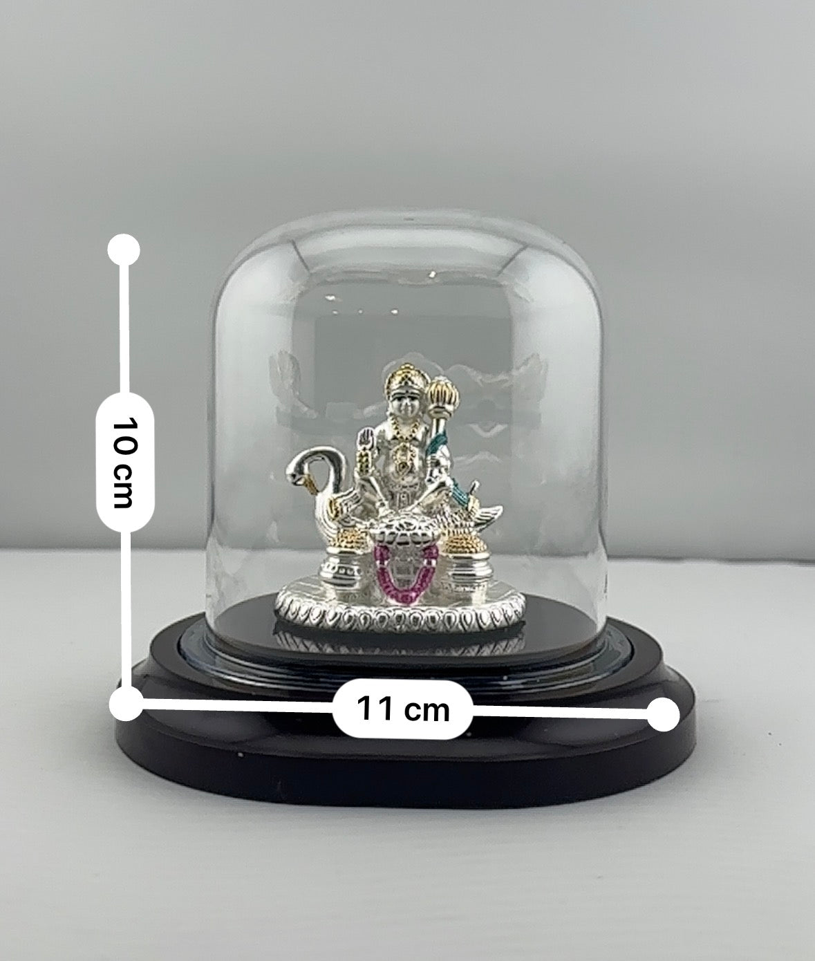 999 Pure Silver Kubera Idol 12gm – Divine Wealth God Murti for Home Mandir & Gifting