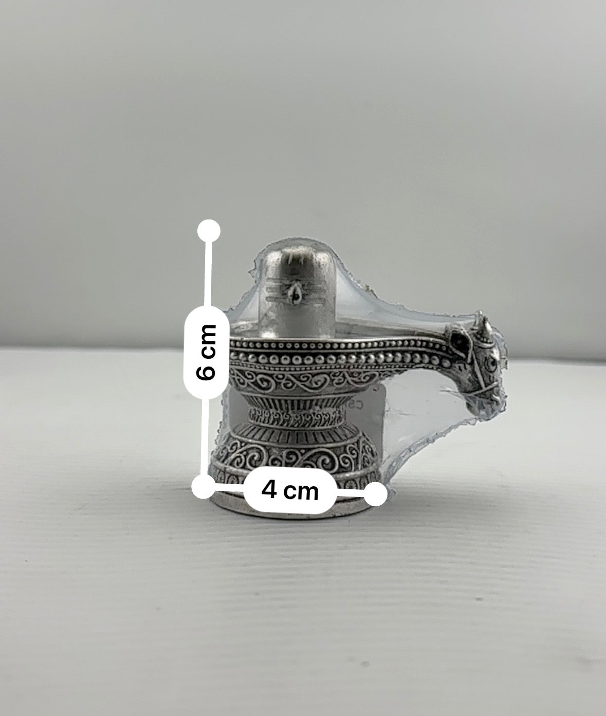 Silver Shiv Ling Design 2 100gm – Sacred Shivling for Pooja & Home Mandir silver idol