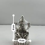 Silver Goddess Lakshmi Idol Design 3 20gm – Divine Laxmi Murti for Home Mandir & Gifting