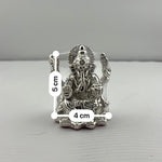 Silver Ganesha Idol Design 4 16gm – Divine Ganpati Murti for Home Mandir & Gifting