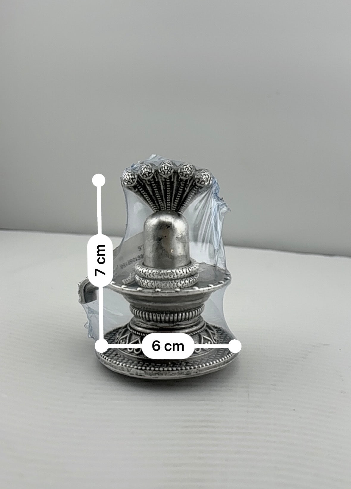 Silver Shiv Ling 180gm – Sacred Shivling for Pooja & Home Mandir silver idol