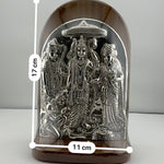 999 Pure Silver Ram Family Idol 111gm – Divine Family Murti for Pooja & Prosperity
