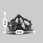 Silver Maa Lakshmi Idol – Spiritual Murti for Temple Decor & Festivals