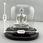 999 Pure Silver Buddha Idol – Serene Gautam Buddha Murti for Peace & Meditation
