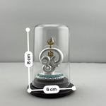 999 Pure Silver Tamil Om with Vel Symbol 12gm – Sacred Spiritual Décor for Home Mandir silver idol