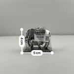Silver Cow & Calf Idol 50gm – Sacred Gomata Murti