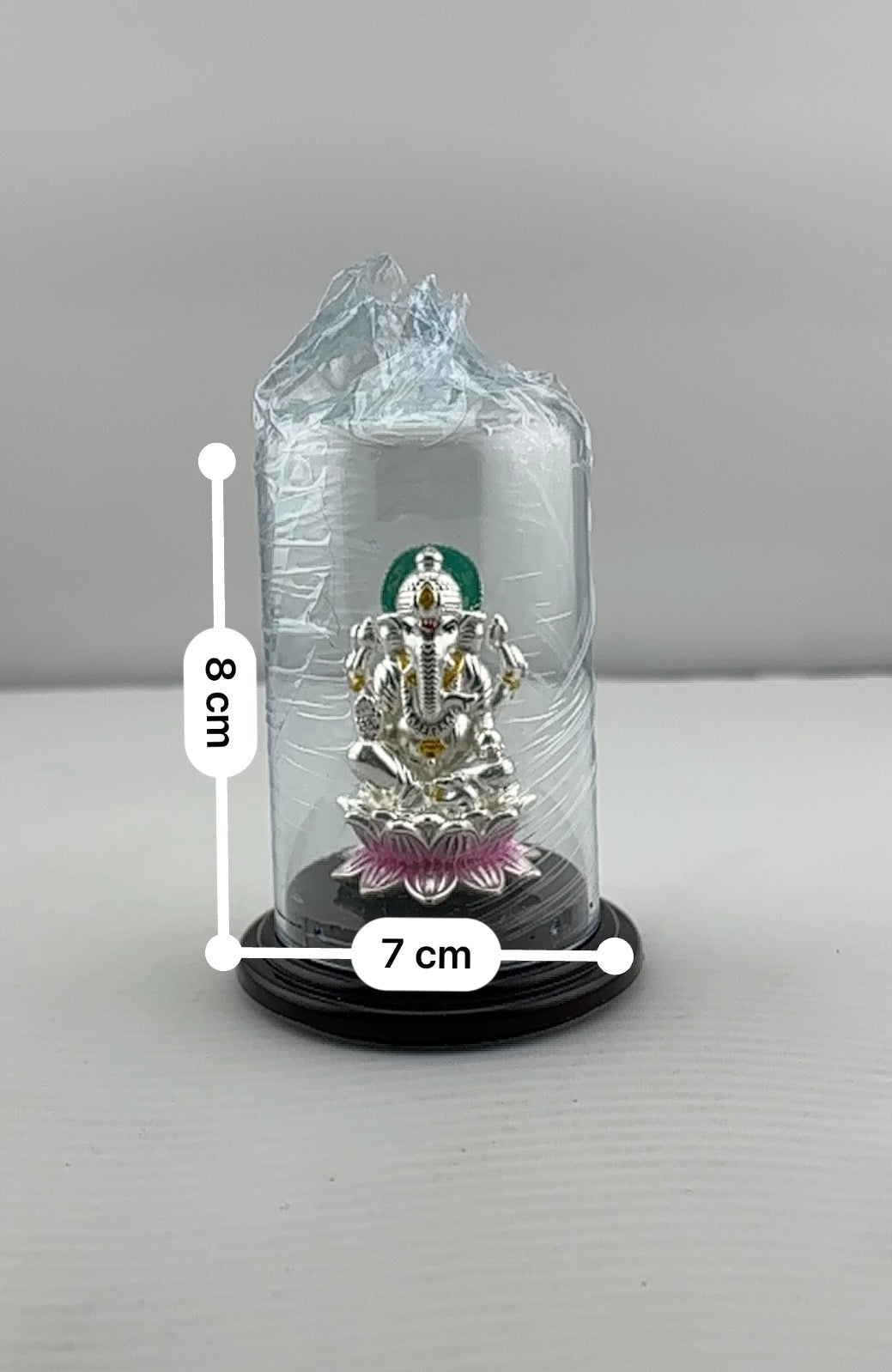 999 Pure Silver Ganesha Idol – Ganpati Murti for Home Mandir & Gifting