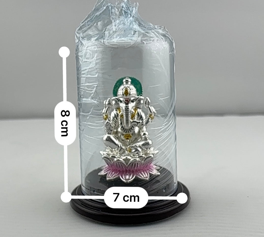999 Pure Silver Ganesha Idol – Ganpati Murti for Home Mandir & Gifting
