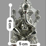 999 Pure Silver Ganesha Idol Design 3 20gm – Divine Ganpati Murti for Home Mandir & Gifting